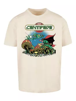 Футболка F4NT4STIC Oversize T-Shirt Centipede Atari Retro Gaming, песочный