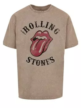 Футболка F4NT4STIC Oversize T-Shirt The Rolling Stones Tour '78 Vector, цвет darkkhaki
