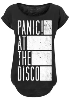 Футболка F4NT4STIC Panic At The Disco Block Text, черный