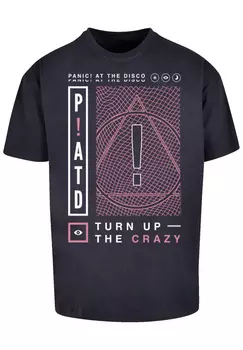 Футболка F4NT4STIC Panic At The Disco Turn Up The Crazy, темно-синий