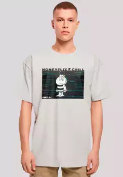 Футболка F4NT4STIC "Пчелка Майя Honeyflix And Chill", Ностальгия, Ретро, Герои Детства, цвет Lightasphalt