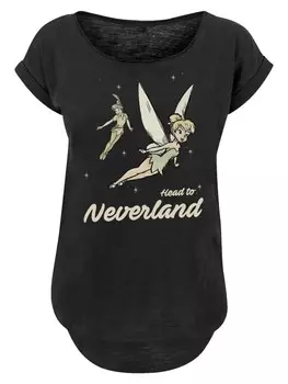 Футболка F4Nt4Stic PETER PAN HEAD TO NEVERLAND, черный