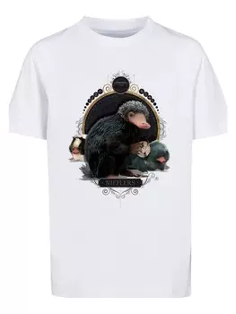 Футболка F4NT4STIC Phantastische Tierwesen Baby Nifflers, белый