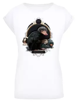 Футболка F4NT4STIC Phantastische Tierwesen Baby Nifflers, белый