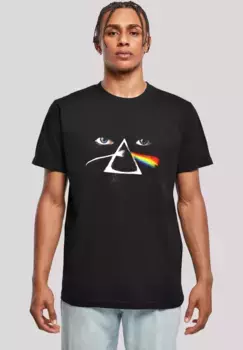 Футболка F4NT4STIC "Pink Floyd Prism Shirt Rock Music", принт, черный
