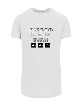 Футболка F4NT4STIC Pink Floyd Pyramids Rock Metal Musik, белый
