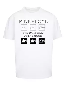Футболка F4NT4STIC Pink Floyd Pyramids Rock Metal Musik Band, белый