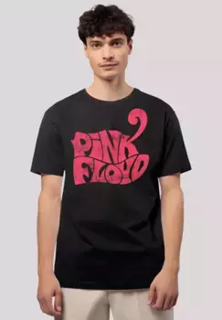 Футболка F4NT4STIC "Pink Floyd Retro Logo", премиум качество, черный