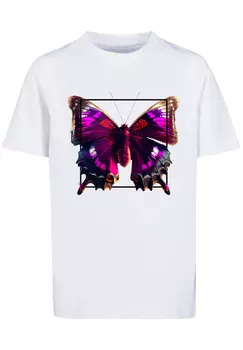 Футболка F4NT4STIC Pink Schmetterling TEE UNISEX, белый