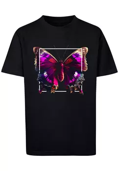 Футболка F4NT4STIC Pink Schmetterling TEE UNISEX, черный