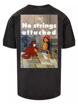 Футболка F4NT4STIC Pinocchio No Strings Attached, черный