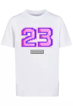 Футболка F4NT4STIC Pixel 23 pink, белый