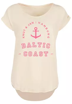 Футболка F4NT4STIC PLUS SIZE Baltic Coast, белый