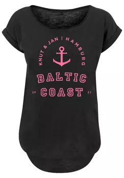 Футболка F4NT4STIC PLUS SIZE Baltic Coast, черный
