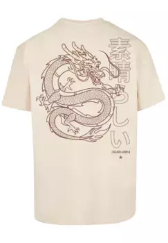 Футболка F4NT4STIC "PLUS SIZE Dragon Japan", принт, цвет Sand