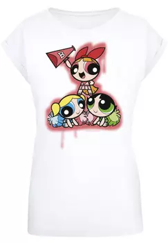Футболка F4NT4STIC Powerpuff Girls Cheerleaders, белый