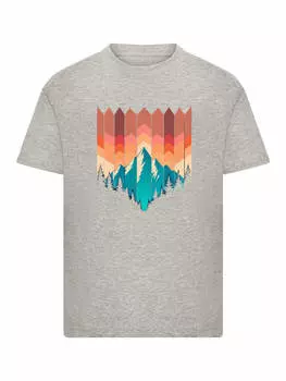 Футболка F4NT4STIC, пятнистый серый