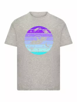 Футболка F4NT4STIC, пятнистый серый