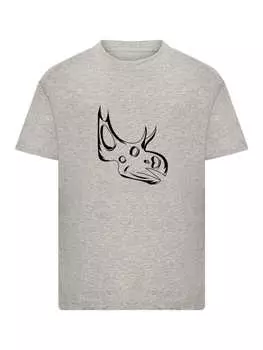 Футболка F4NT4STIC, пятнистый серый