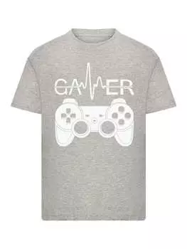 Футболка F4NT4STIC, пятнистый серый