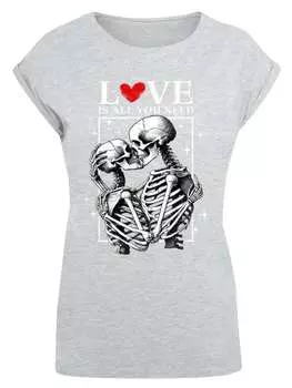 Футболка F4NT4STIC, пятнистый серый