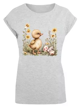 Футболка F4NT4STIC, пятнистый серый