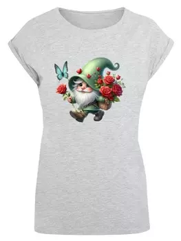 Футболка F4NT4STIC, пятнистый серый