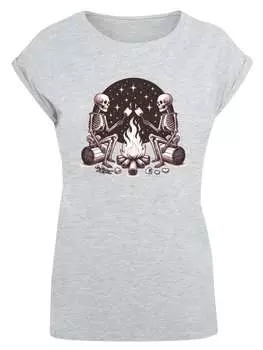 Футболка F4NT4STIC, пятнистый серый