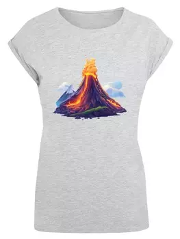 Футболка F4NT4STIC, пятнистый серый