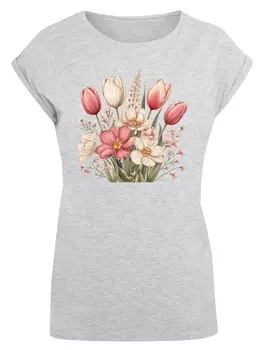 Футболка F4NT4STIC, пятнистый серый