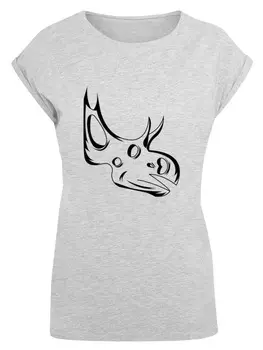 Футболка F4NT4STIC, пятнистый серый