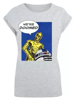 Футболка F4NT4STIC, пятнистый серый