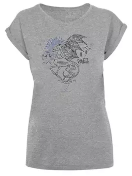 Футболка F4NT4STIC, пятнистый серый