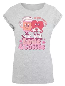 Футболка F4NT4STIC, пятнистый серый