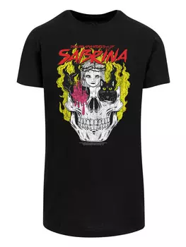 Футболка F4NT4STIC Sabrina Adventures Of Sabrina Boys Skull, черный
