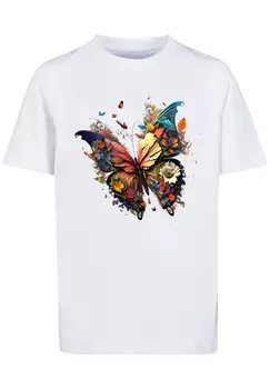 Футболка F4NT4STIC Schmetterling Bunt, белый