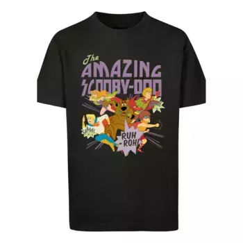 Футболка F4NT4STIC «Scoby Doo The Amazing Scooby», унисекс для детей, товары премиум-класса, для мальчиков, для девочек, с принтом, черный