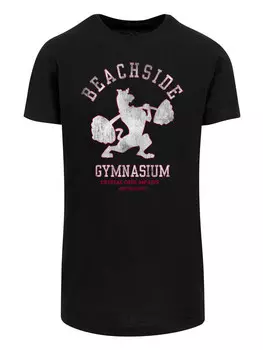 Футболка F4NT4STIC Scooby Doo Beachside Gym Lifting Bodybuilding, черный