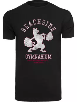 Футболка F4NT4STIC Scooby Doo Beachside Gym Lifting Bodybuilding, черный