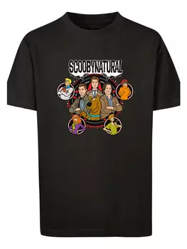 Футболка F4NT4STIC Scooby Doo Boys Characters Star, черный