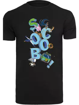 Футболка F4NT4STIC Scooby Doo Letters Jumble, черный