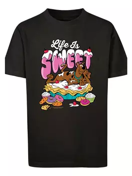 Футболка F4NT4STIC Scooby Doo Life Is Sweet, черный