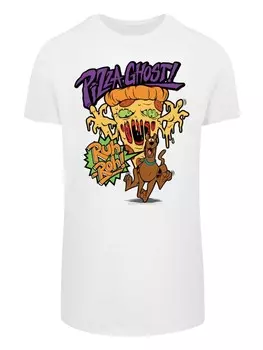 Футболка F4NT4STIC Scooby Doo Pizza Ghost Geist, белый