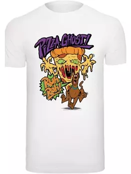 Футболка F4NT4STIC Scooby Doo Pizza Ghost Geist, белый