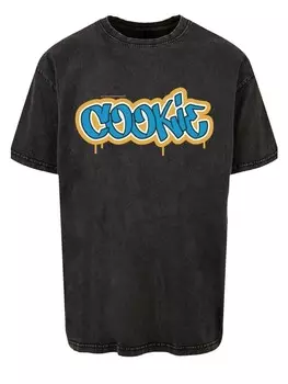Футболка F4NT4STIC Sesamstrae Cookie Graffiti Tag, черный