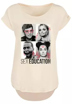 Футболка F4NT4STIC Sex Education Class Photos Netflix TV Series, белый