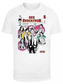 Футболка F4Nt4Stic SEX EDUCATION NETFLIX TV SERIES, белый