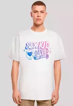 Футболка F4NT4STIC "Sex Education Sex Kid Blend", премиум качество, белый
