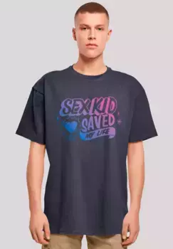 Футболка F4NT4STIC "Sex Education Sex Kid Blend", премиум качество, цвет морской волны