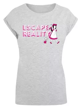 Футболка F4NT4STIC Shirt Alice im Wunderland Escape Reality, серый